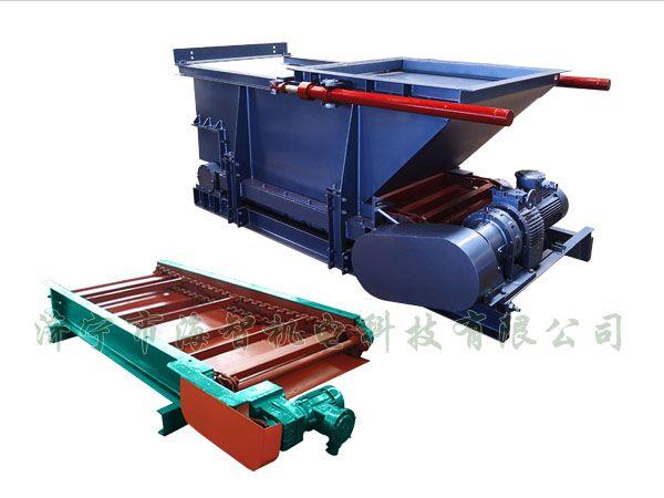 鏈板式給料機(jī)包括電控系統(tǒng)，電控系統(tǒng)包括就地控制系統(tǒng)和/或遠(yuǎn)程控制系統(tǒng)